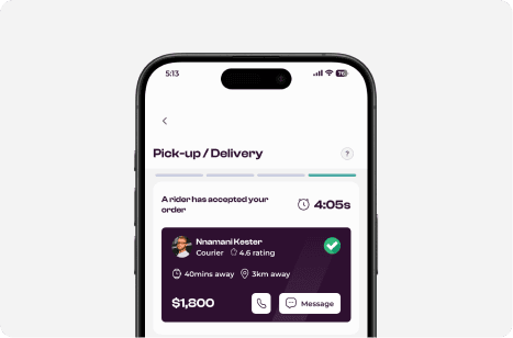 Get matched instantly